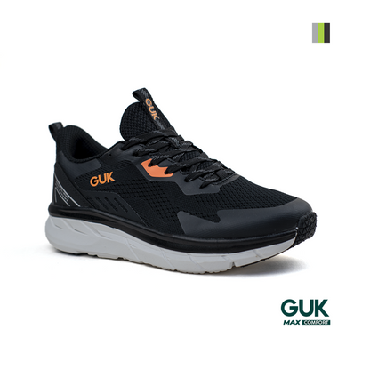 calzado deportivo hombre Guk gh7145 Negro x Naranja Pisamonte